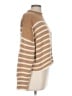 J.Crew 100% Cotton Stripes Brown Pullover Sweater Size L - photo 4