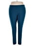 Ava & Viv Solid Teal Active Pants Size 3X - photo 1