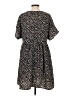 Shein 100% Polyester Animal Print Black Casual Dress Size S - photo 2