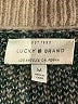 Lucky Brand Plaid Gray Pullover Sweater Size M - photo 7