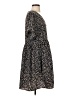 Shein 100% Polyester Animal Print Black Casual Dress Size S - photo 4