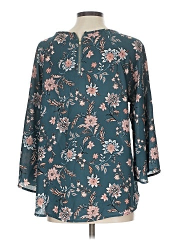 Papermoon 3/4 Sleeve Blouse (view 2)
