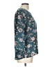 Papermoon 100% Polyester Teal 3/4 Sleeve Blouse Size L - photo 4