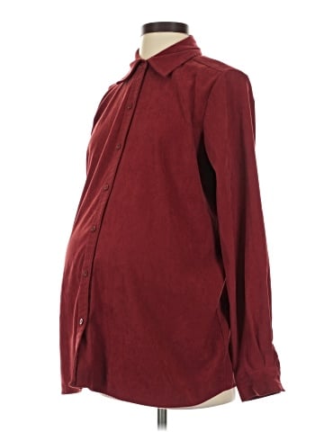 In Due Time Long Sleeve Button-Down Shirt (view 1)