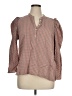 J.Crew 100% Cotton Brown 3/4 Sleeve Blouse Size XL - photo 1