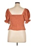 Nine West Orange Short Sleeve Top Size XL Petite - photo 2