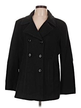 Ak Anne Klein Wool Coat