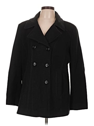 AK Anne Klein Wool Coat (view 1)