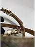 Burberry 100% Leather Ivory Gold Leather Belt Size M - photo 3
