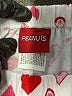 Peanuts 100% Polyester Hearts Ivory Shorts Size 10 (estimated) - photo 3