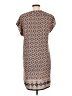 Freeway 100% Polyester Print Brown Casual Dress Size L - photo 2