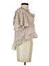 Hayden 100% Polyester Ivory Short Sleeve Blouse Size S - photo 4