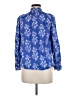 Boden 100% Cotton Floral Blue Long Sleeve Blouse Size 6 - photo 2
