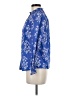 Boden 100% Cotton Floral Blue Long Sleeve Blouse Size 6 - photo 5