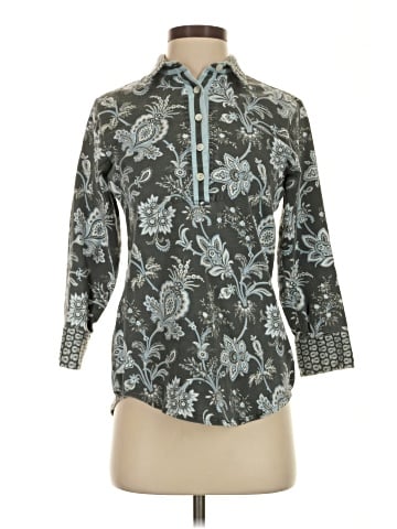 Gretchen Scott Designs 3/4 Sleeve Blouse (view 1)