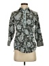 Gretchen Scott Designs Paisley Gray 3/4 Sleeve Blouse Size S - photo 1