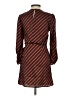 MNG 100% Polyester Stripes Brown Casual Dress Size XXS - photo 2