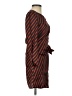 MNG 100% Polyester Stripes Brown Casual Dress Size XXS - photo 4