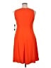 Ivanka Trump 100% Polyester Orange Cocktail Dress Size 14 - photo 2