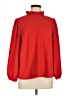 J.Crew 100% Polyester Red Long Sleeve Blouse Size M - photo 1