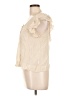 Kimchi Blue 100% Silk Ivory Short Sleeve Silk Top Size L - photo 5