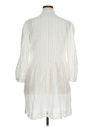 Madewell Pintucked Eyelet Mini Dress (view 2)