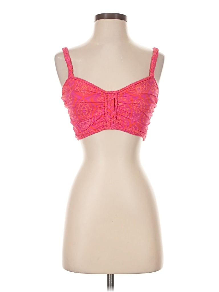 Pre-owned Allison Joy Sports Bra In Pink