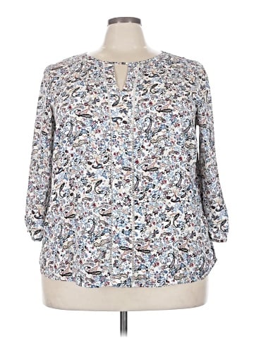 Collective Concepts 3/4 Sleeve Blouse (view 1)