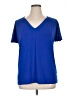 Liz Claiborne Blue Short Sleeve Blouse Size XL - photo 1
