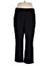 Rafaella Solid Black Dress Pants Size 16 - photo 1