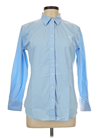 Lauren by Ralph Lauren Long Sleeve Button-Down Shirt (view 1)