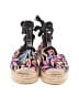 Nine West Tropical Black Wedges Size 8 - photo 2