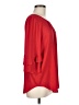 Ann Taylor 100% Polyester Red 3/4 Sleeve Blouse Size M - photo 4