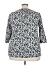 Cj Banks Animal Print Silver Pullover Sweater Size 2X - photo 2