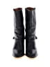 Franco Sarto 100% Leather Black Boots Size 8 1/2 - photo 2