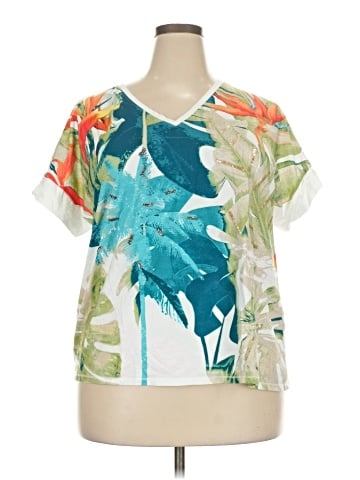 Chico's Short Sleeve Blouse (view 1)