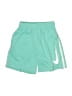 Nike 100% Polyester Color Block Green Athletic Shorts Size S (kids) - photo 1