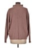 Line & Dot 100% Acrylic Plaid Brown Turtleneck Sweater Size M - photo 2