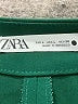 Zara Solid Green Dress Pants Size L - photo 7