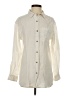 Carve Designs Ivory Long Sleeve Button-Down Shirt Size S - photo 1