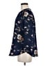 Fun2Fun Floral Blue 3/4 Sleeve Blouse Size M - photo 5