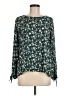 Papermoon 100% Polyester Green Long Sleeve Blouse Size M - photo 1