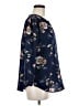 Fun2Fun Floral Blue 3/4 Sleeve Blouse Size M - photo 4