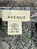 Avenue 100% Polyester Silver 3/4 Sleeve Blouse Size 30 - 32 Plus - photo 7