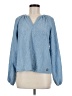 MICHAEL Michael Kors Solid Blue Pullover Sweater Size M - photo 1