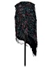 IRO 100% Viscose Paisley Teal Black Casual Skirt Size EU (FR) 34 / US 2 - photo 1
