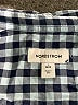 Nordstrom Checkered-gingham Blue Long Sleeve Button-Down Shirt Size 10 - 12 - photo 3