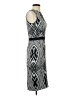 Badgley Mischka Graphic Gray Cocktail Dress Size 2 - photo 4