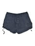 Free People 100% Cotton Solid Blue Shorts Size 2 - photo 1