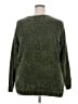 Coldwater Creek 100% Polyester Green Pullover Sweater Size 2X - photo 2